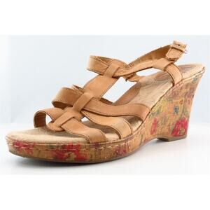 Born Concept Gladiator Brown Leather Women Shoes Size 9‎ Medium